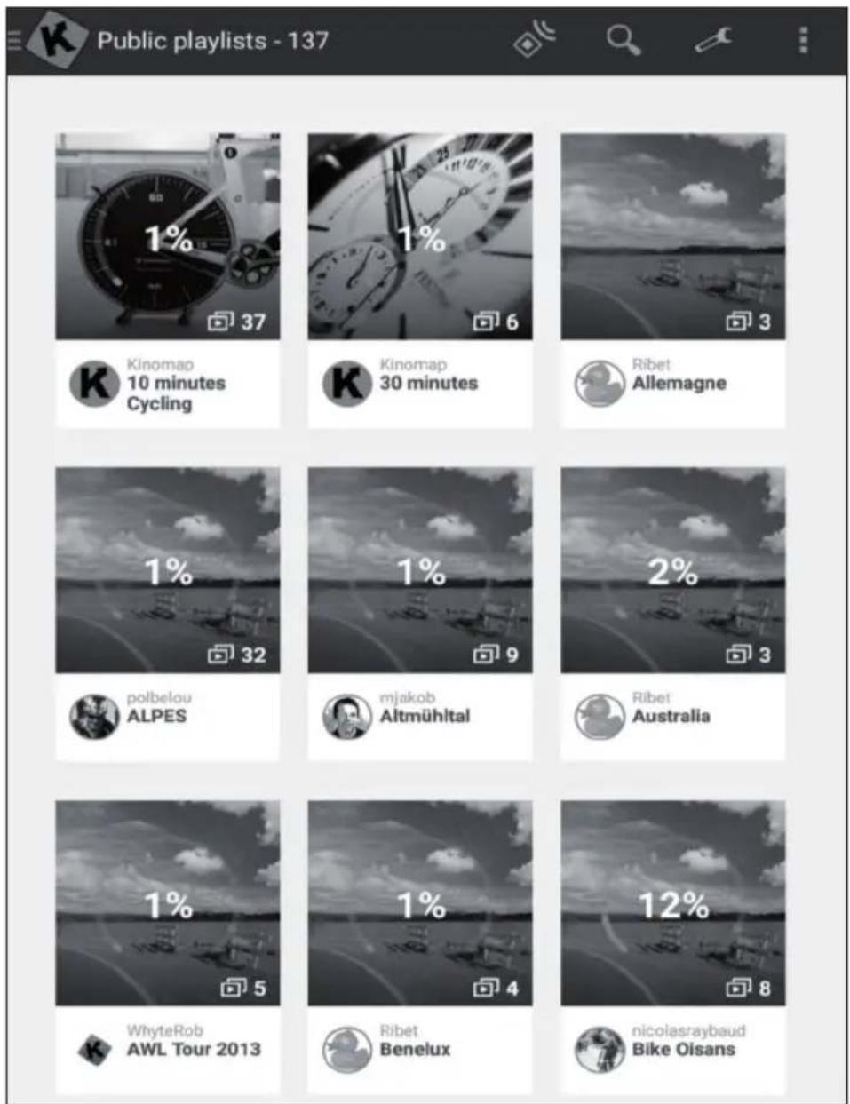 Klarfit Myon Cross - Playlists - 1