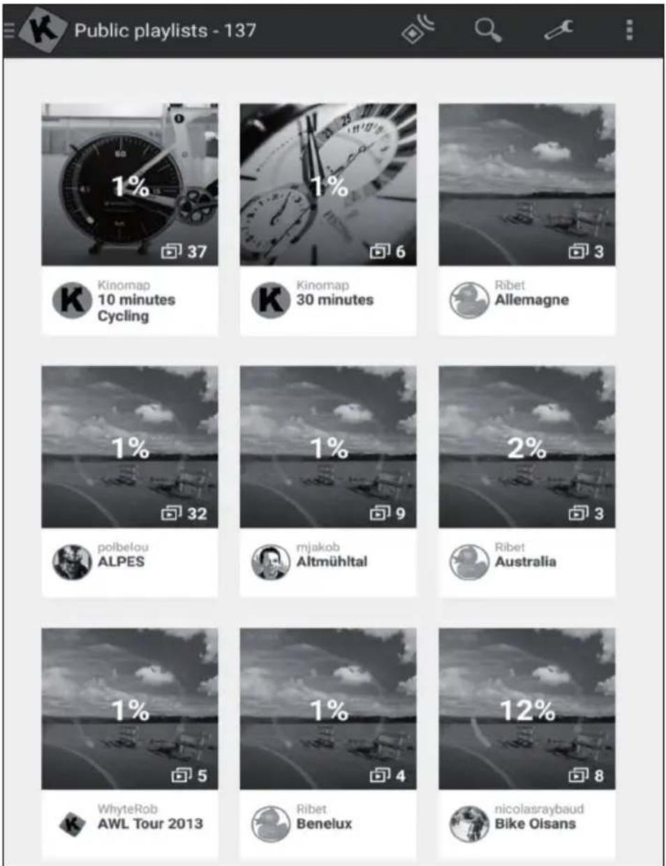 Klarfit Myon Cross - Playlists - 1