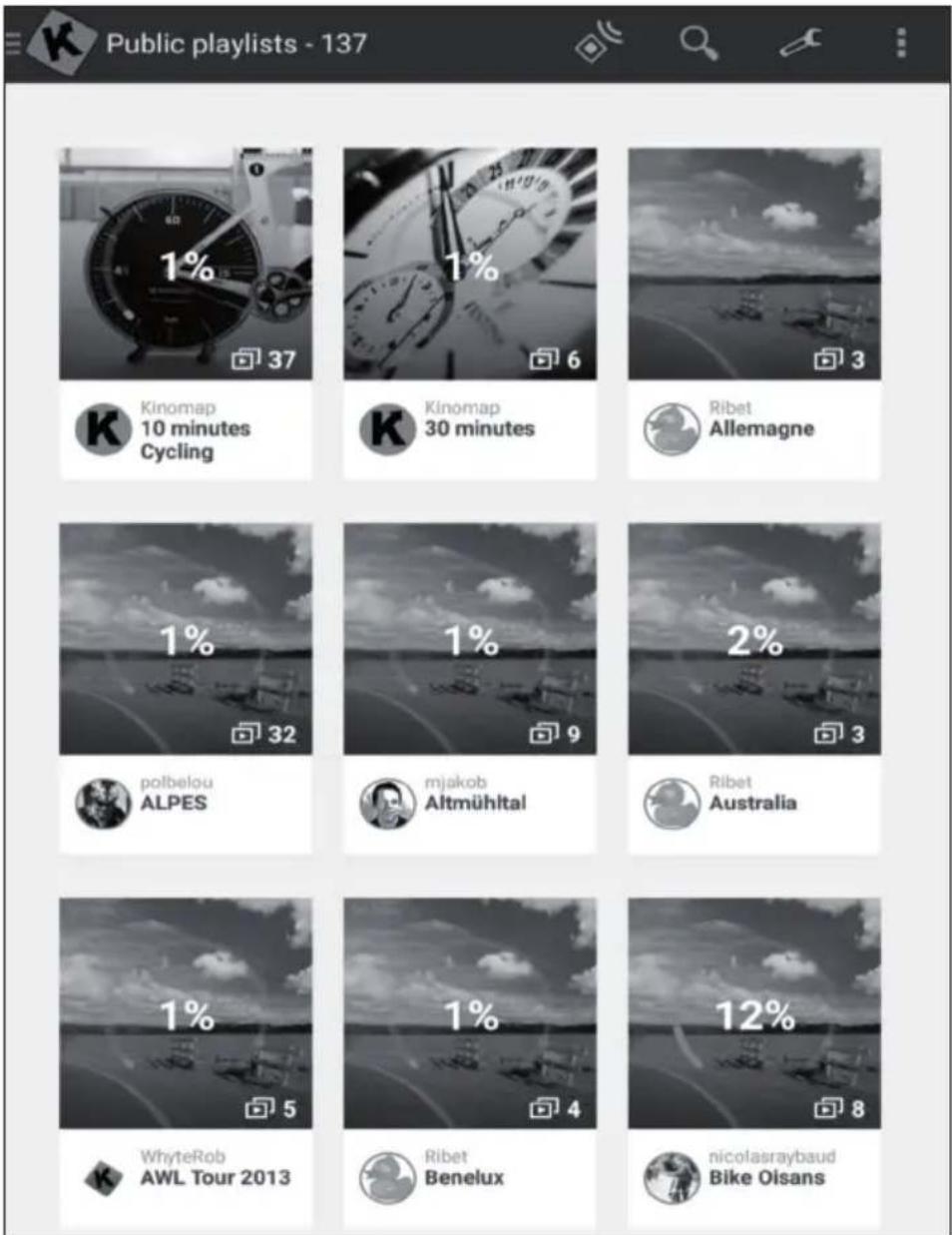 Klarfit Myon Cross - Playlists - 1