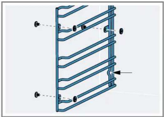 GAGGENAU GO221100 - Accrocher les grilles d'enfournement - 1