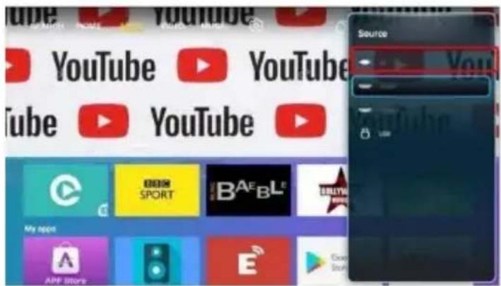 Irradio VDP-IR Smart 900HD - A/V input selection: - 1