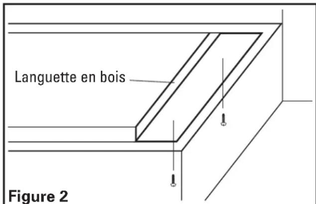 Air King DS1365 - Préparer l'emplacement pour le Support de la Hotte - 1