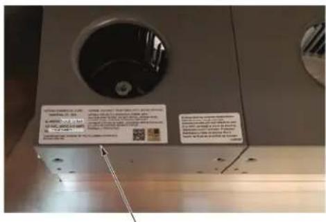 Hestan KVL54 - PLAQUE SIGNALÉTIQUE - 2