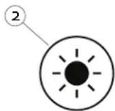 Hestan KVL54 - BOUTON DE CONTRÔLE DE LA LUMIÈRE BOUTON DE CONTRÔLE DE LA LUMIÈRE - 2