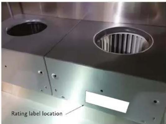 Hestan KVC54 - RATING LABEL - 2