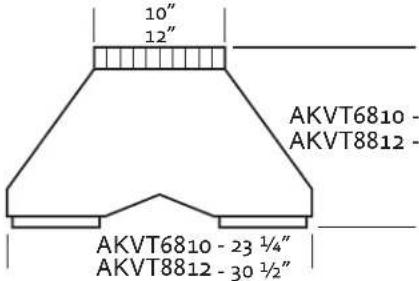 Hestan KVP30 - ELBOWS FOR 900 CFM - 11