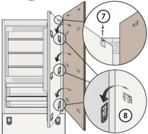Hestan KWCL24 - MOUNTING OVERLAY PANELS TO DOORMOUNTING OVERLAY PANELS TO DOOR - 2