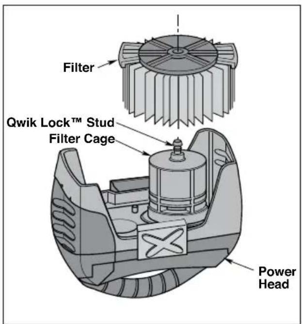 ProTeam ProGuard LI 3 Cordless - FILTER ASSEMBLY/REPLACEMENT - 2
