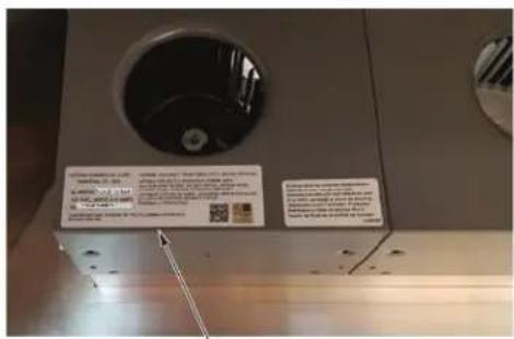 Hestan KVL30 - PLAQUE SIGNALÉTIQUE - 2