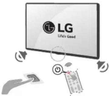 LG 32LR650B6LA - Turning on the TV - 1