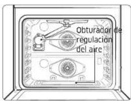 SAMSUNG NSG6DG8550SR - Ajustar los obturadores de regulación del aire del quemador del horno - 1