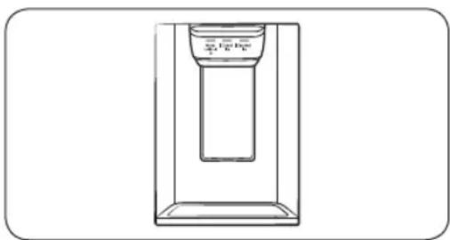 SAMSUNG RS27T5201SR - Dispensador de agua/hielo (solo para los modelos correspondentes) - 1
