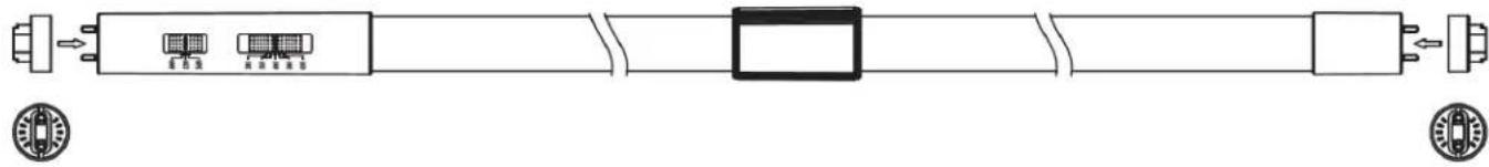 Satco S11757 - For use with R17D: Cap Adaptor Replacement Instructions - 2