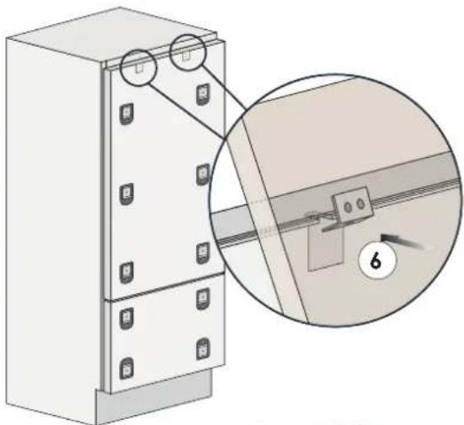 Hestan KFCL18 - MOUNTING OVERLAY PANELS TO DOORMOUNTING OVERLAY PANELS TO DOOR - 1
