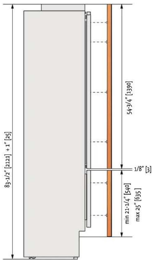 Hestan KFCL18 - PANEL DIMENSIONS KRB 36-OV AND KRW 24-OVPANEL DIMENSIONS KRB 36-OV AND I - 1