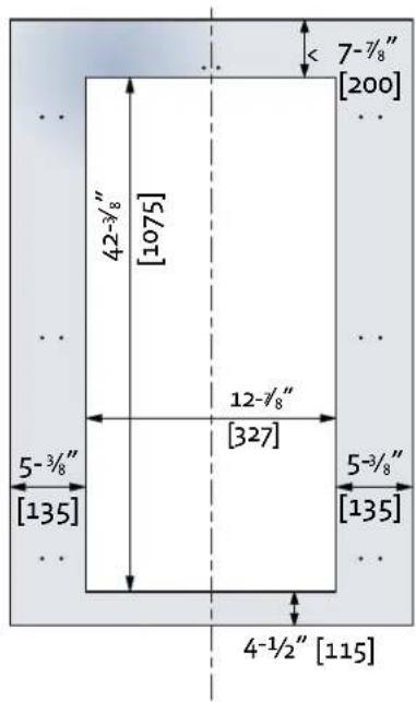 Hestan KFCR18 - PANEL DIMENSIONS KRB - OV PANEL DIMENSIONS KRB - OV - 6