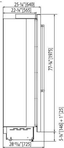 Hestan KFCR18 - INSTALLATION CUT-OUT - KRC, KFC, KWC MODELS - SS OR COLOR - 5