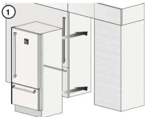 Hestan KFCR18 - DéPLACER L'UNITÉ EN PLACE - 1
