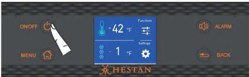 Hestan KFCR18 - DÉMARRAGE INITIALDéMARRAGE INITIAL - 1