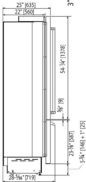 Hestan KFCR18 - INSTALLATION CUT-OUT - KRB MODELS - SS OR COLOR - 5