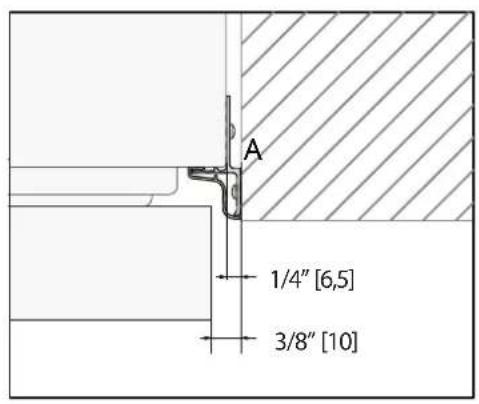 Hestan KFCR18 - CUT-OUT DIMENSIONS AND INSTALLATION METHODS - NON-FLUSH - 2