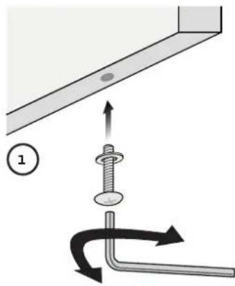Hestan KFCR18 - MOUNTING OVERLAY PANELS TO DRAWERMOUNTING OVERLAY PANELS TO DRAWEI - 1
