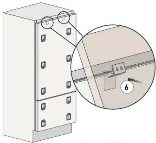 Hestan KFCR18 - MOUNTING OVERLAY PANELS TO DOORMOUNTING OVERLAY PANELS TO DOOR - 1
