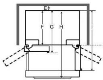 LG LF21G6201S - Dimensions and Clearances - 2