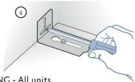 Hestan KRPL36 - MOUNTING SAFETY ANTI-TIP BRACKETS - All except KRP series - 4