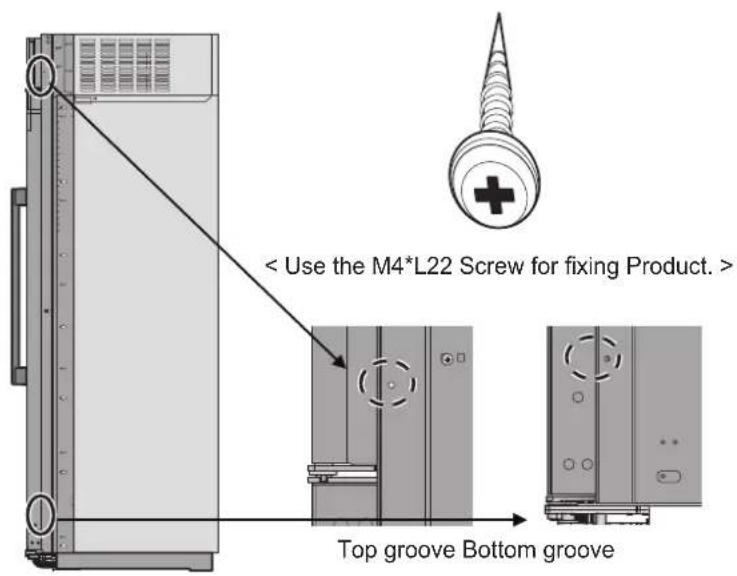 SKS SKSSB4202S - Installation of part to prevent the product from falling over - 2