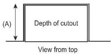 SKS SKSSB4202S - Product and Cutout dimension - 2