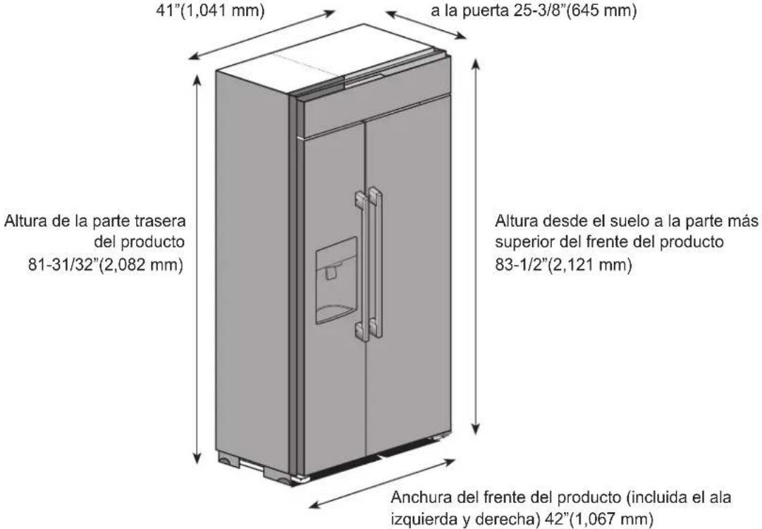 SKS SKSSB4202S - Producto y dimensiones de corte - 1