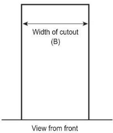SKS SKSSB4202S - Product and Cutout dimension - 4