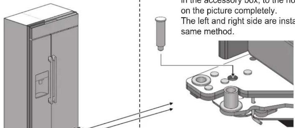 SKS SKSSB4202S - Refrigerator/Freezer door opening and how to fix at 90 degrees - 1