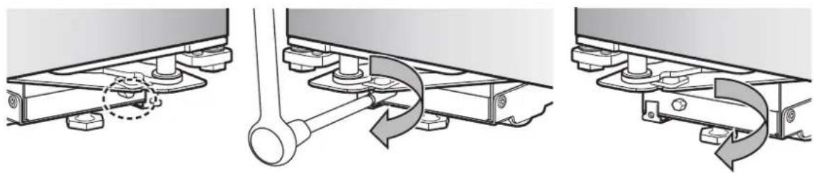 SKS SKSSB4202S - How to adjust the height of the product - 4