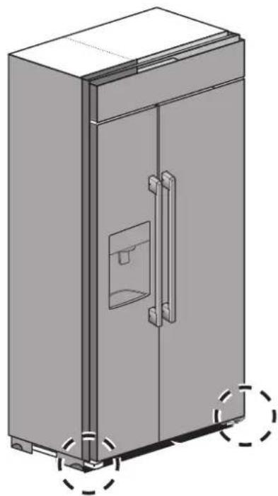 SKS SKSSB4202S - Ajustement de la hauteur de la porte du réfrigérateur et du congélateur - 1