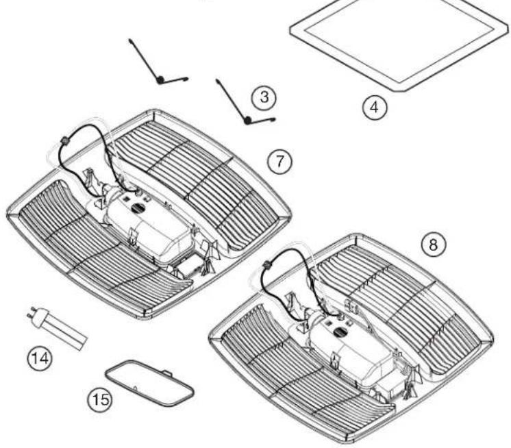 Air King EL130D - PARTS FOR DISCONTINUED, OBSOLETE AND CERTAIN OTHER PRODUCTS MAY NOT BE AVAILABLE. DUE TO SAFETY REASONS, MANY ELECTRONIC COMPONENTS AND MOST HEATER COMPONENTS ARE NOT AVAILABLE TO CONSUMERS FOR INSTALLATION OR REPLACEMENT. - 4