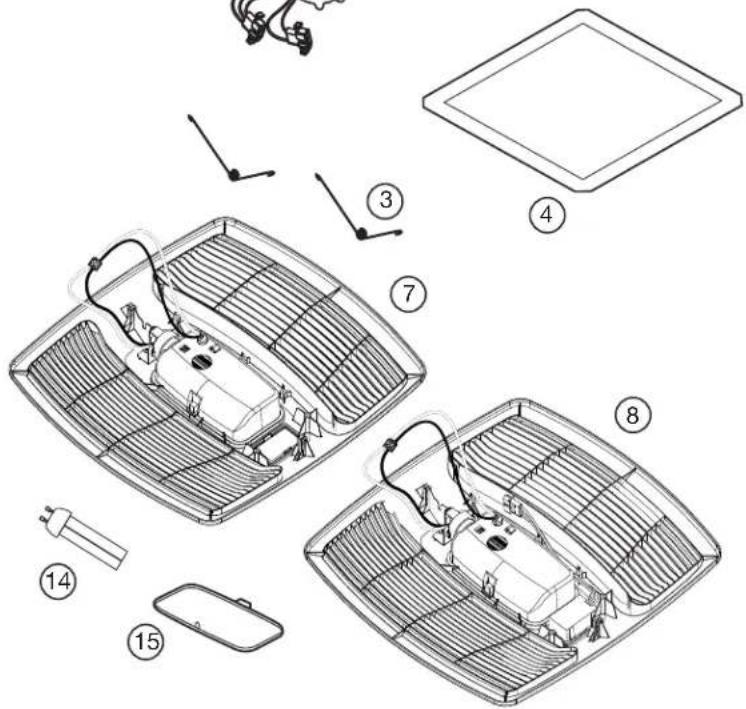Air King EL130D - ■ PERMETTRE À L'AMPOULE DE SE REFROIDIR - 3