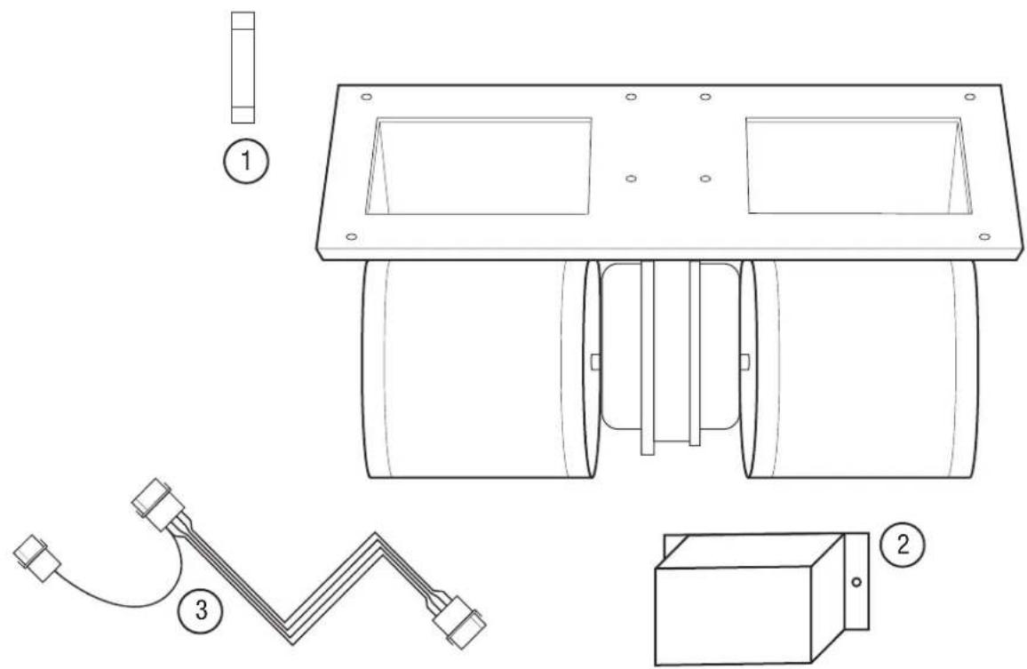 Air King B600 - REPLACEMENT PARTS DIAGRAM - 1