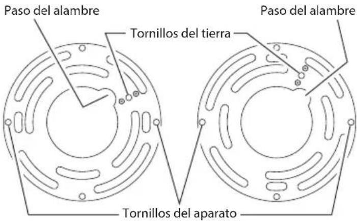 Heath Zenith 4170 - Sin embargo, si las ranuras de la placa de montaje no se alinean con los agujeros del tornillo de la caja de empalme: - 1