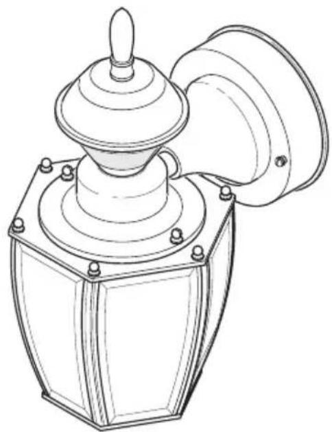 Heath Zenith 4170 - Motion-Activated Coach Light - 1