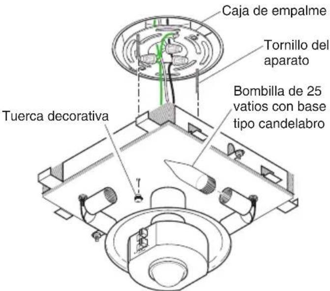 Heath Zenith 4305 - INSTALE LA BASE DEL APARATO A LA CAJA DE EMPALME - 1