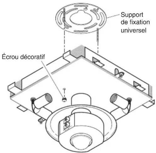 Écrou décoratif Support de fixation universel