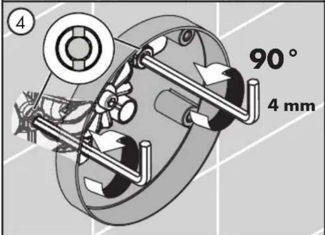 Hansgrohe 15404831 - Rincez les conduites d'alimentation de l'eau chaude et de l'eau froide: - 1
