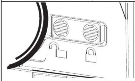AMANA AMAP084AW - Lock vent hose in place - 1