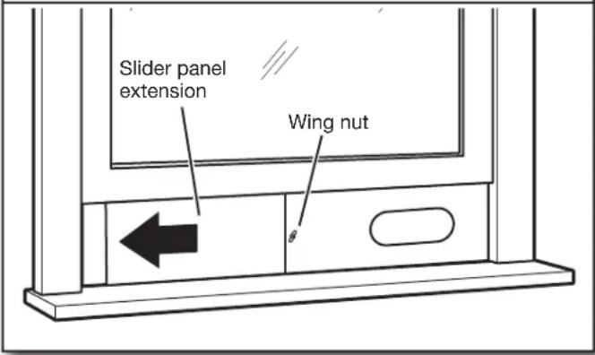 AMANA AMAP084AW - Install Window Slider Panel - 2