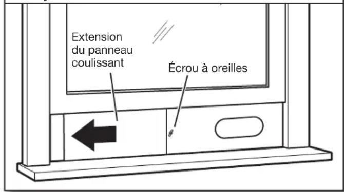 AMANA AMAP084AW - Installer le panneau de fenêtre coulissant - 2