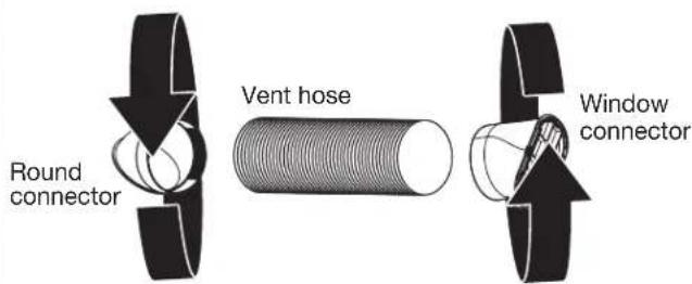 AMANA AMAP084AW - Assemble vent hose - 1