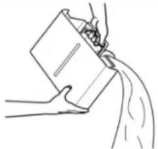 AMANA AMND501PAW - Vider le bac a eau - 1