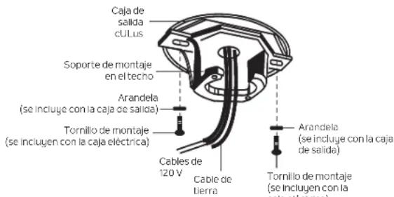 Kichler 310260 - CÓMO COLGAR EL VENTILADOR - 2